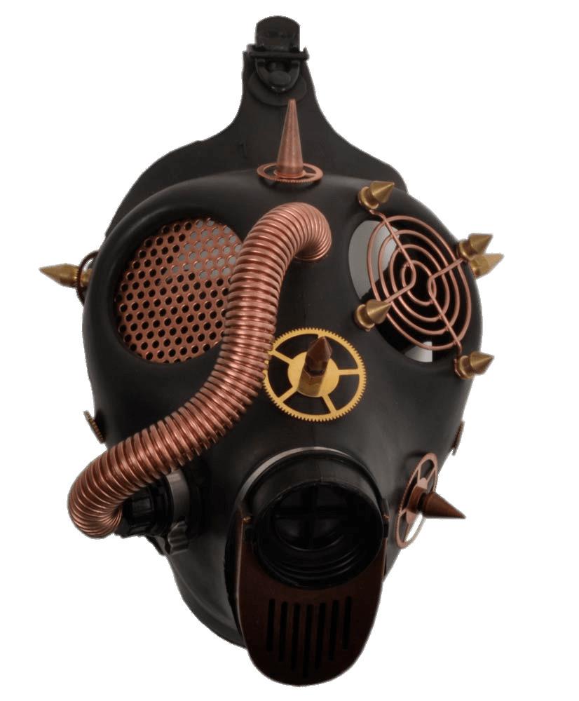 Steampunk Gas Mask png transparent