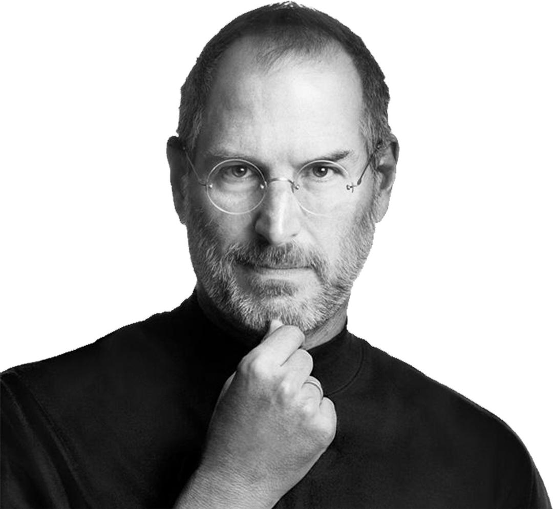 Steve Jobs Thinking png transparent