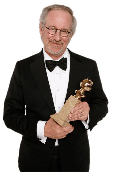 Steven Spielberg Holding Prize png transparent