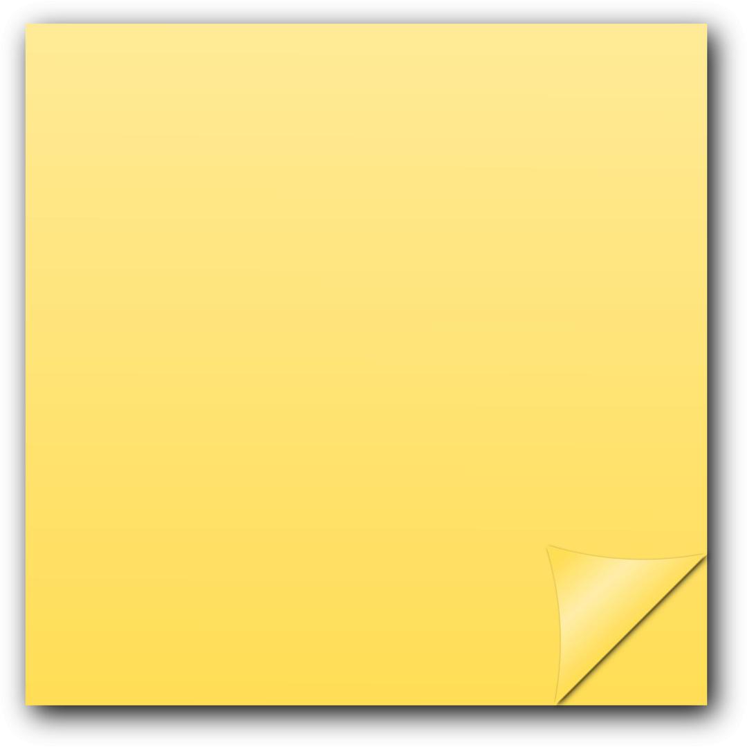 Sticky Note png transparent