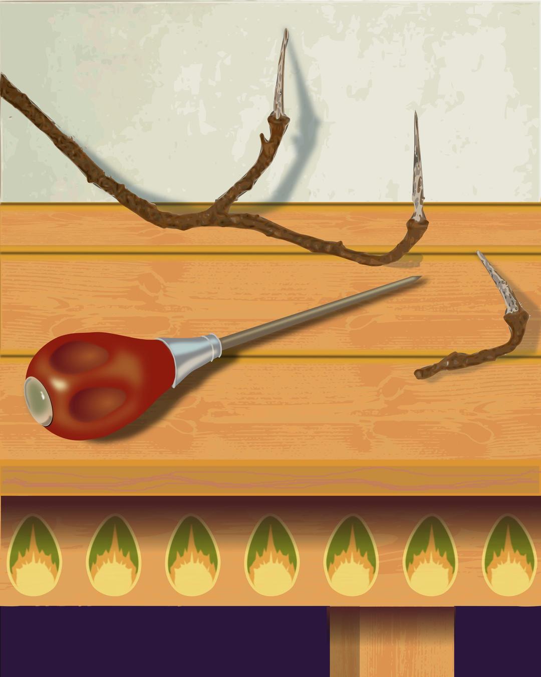 Still-Life With Scratch Awl png transparent