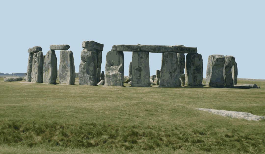 Stonehenge (colour) png transparent
