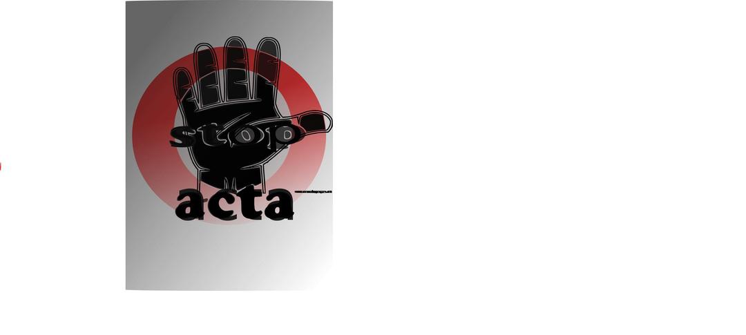STOP ACTA png transparent