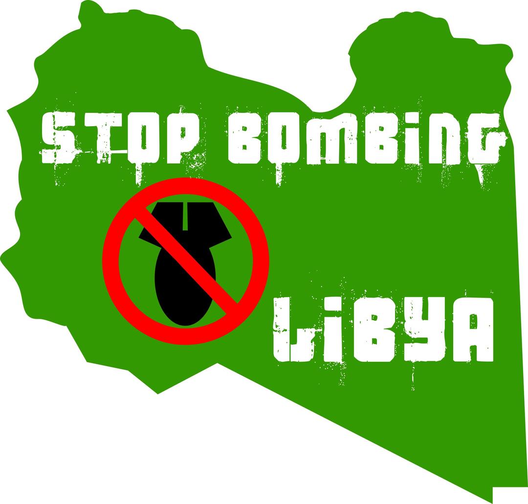 stop bombing libya png transparent