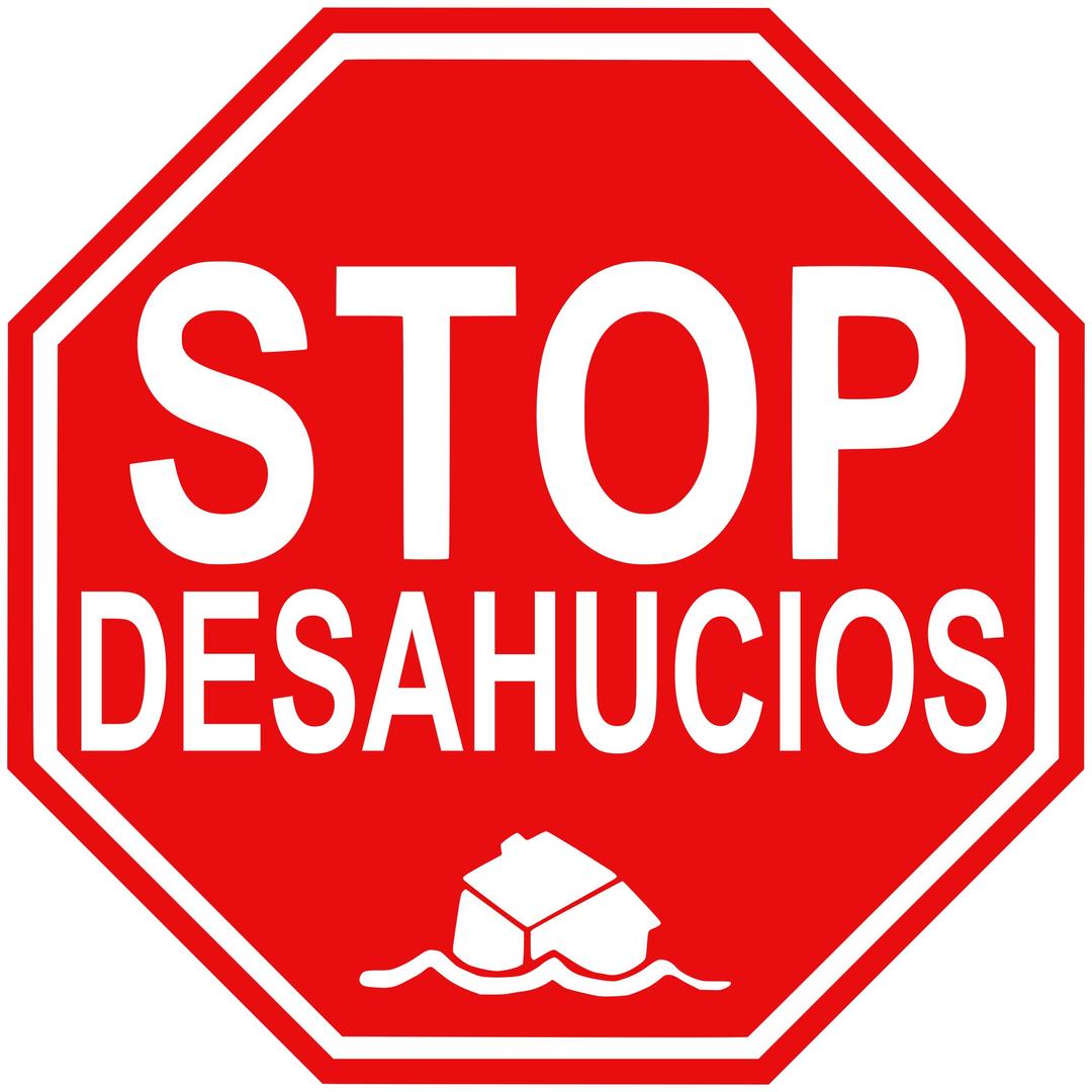 stop desahucios png transparent