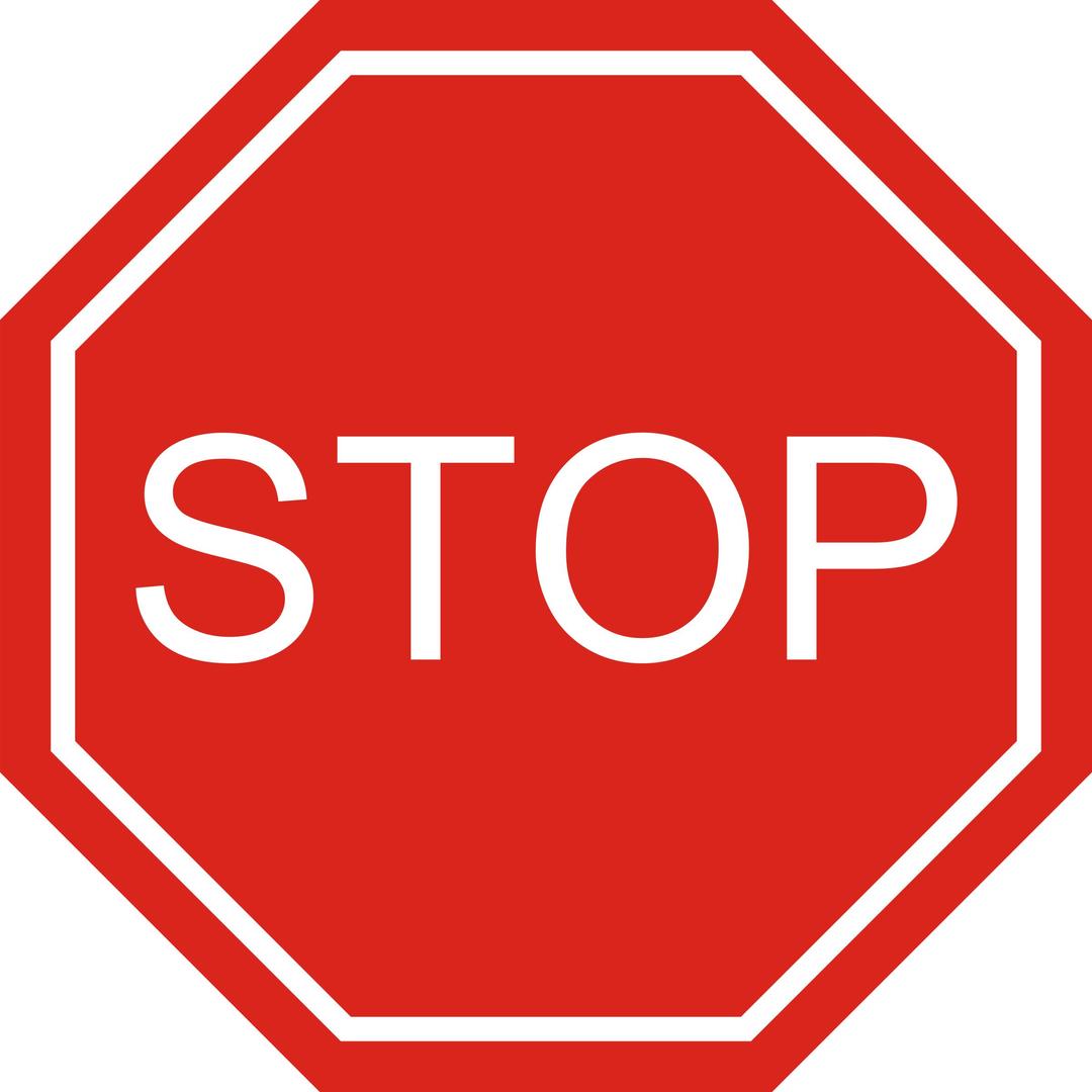 Stop Sign png transparent