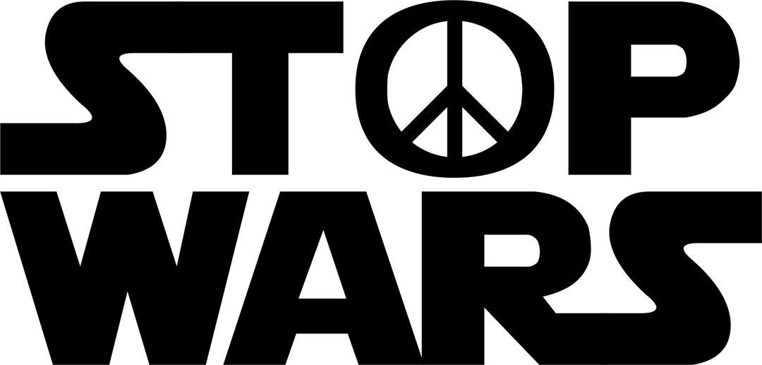 Stop Wars png transparent