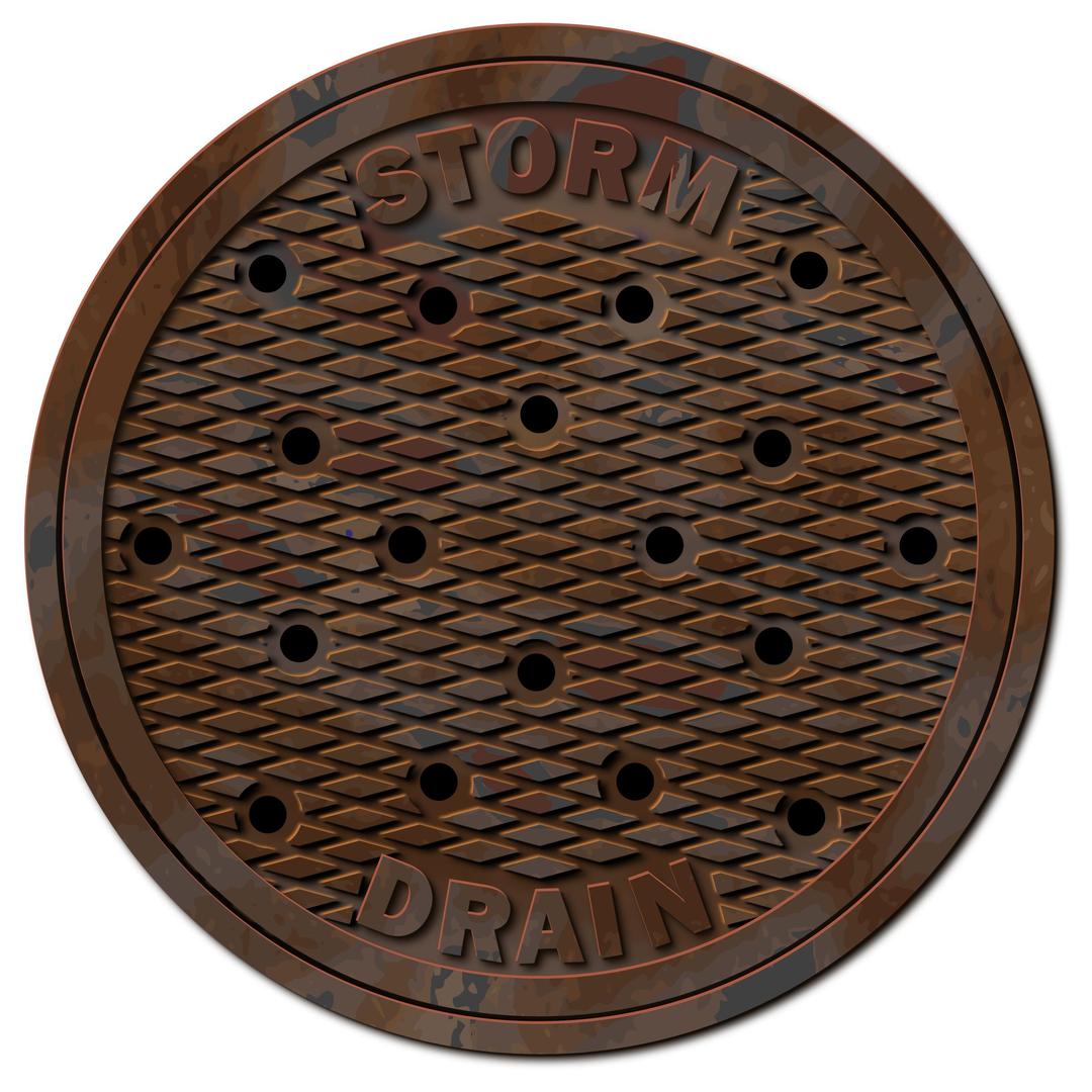 Storm Drain Manhole Cover png transparent