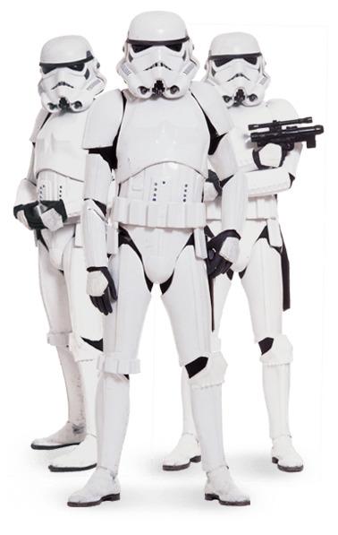Stormtrooper Group Star Wars png transparent