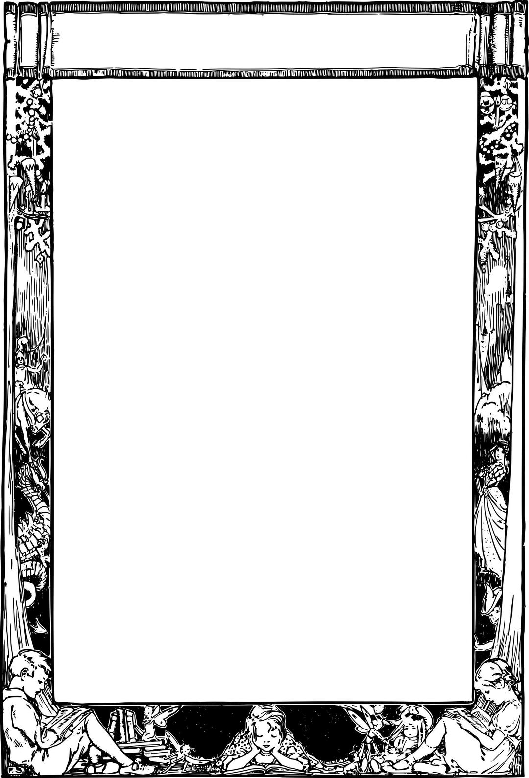 Storybook frame png transparent