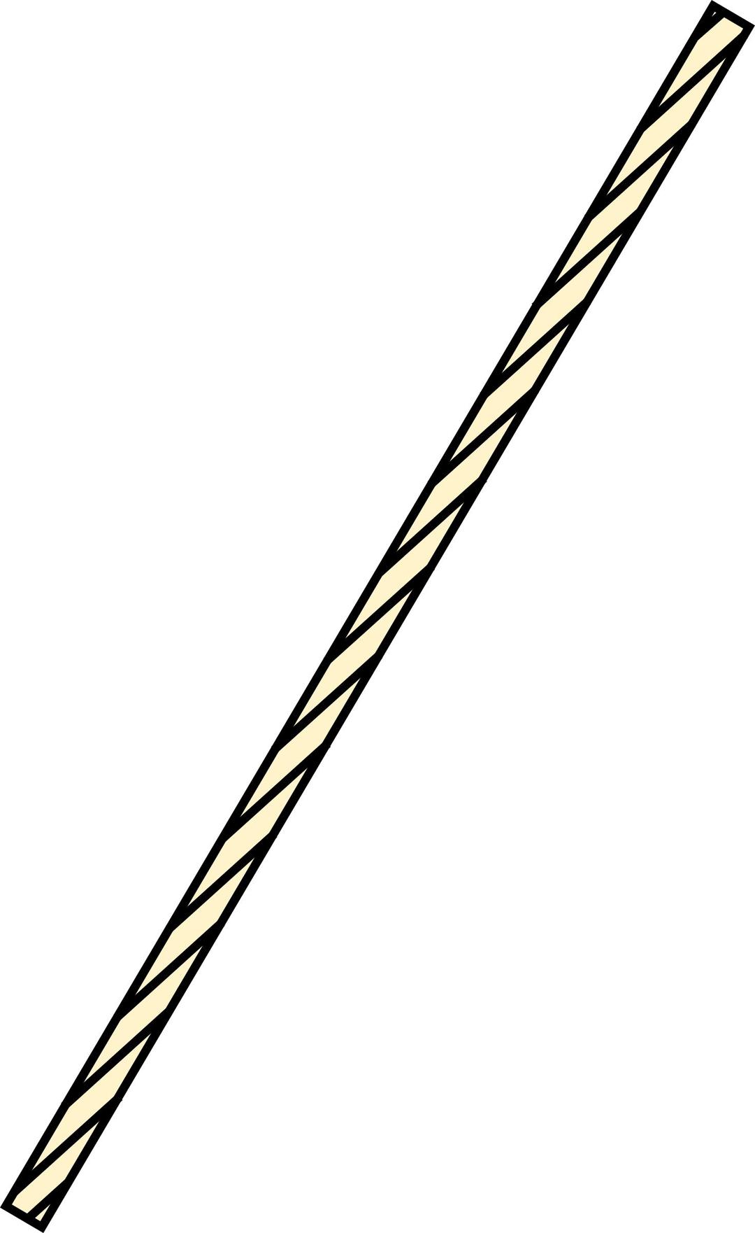 straight stretch of rope png transparent
