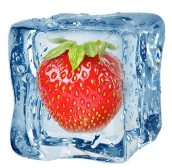 Strawberry Icecube png transparent