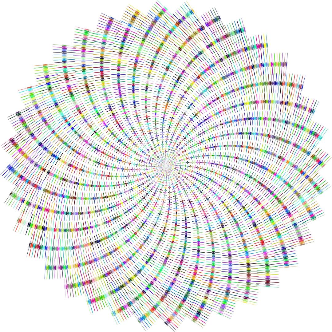 Striped Pinwheel Prismatic II png transparent