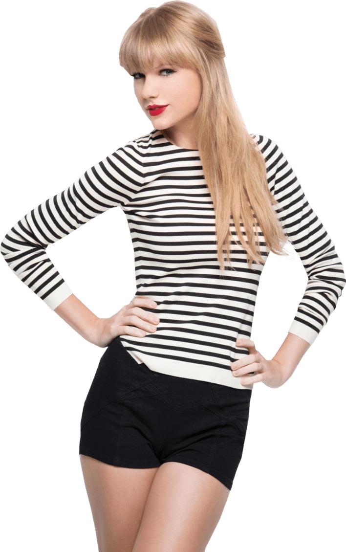 Striped Taylor Swift png transparent