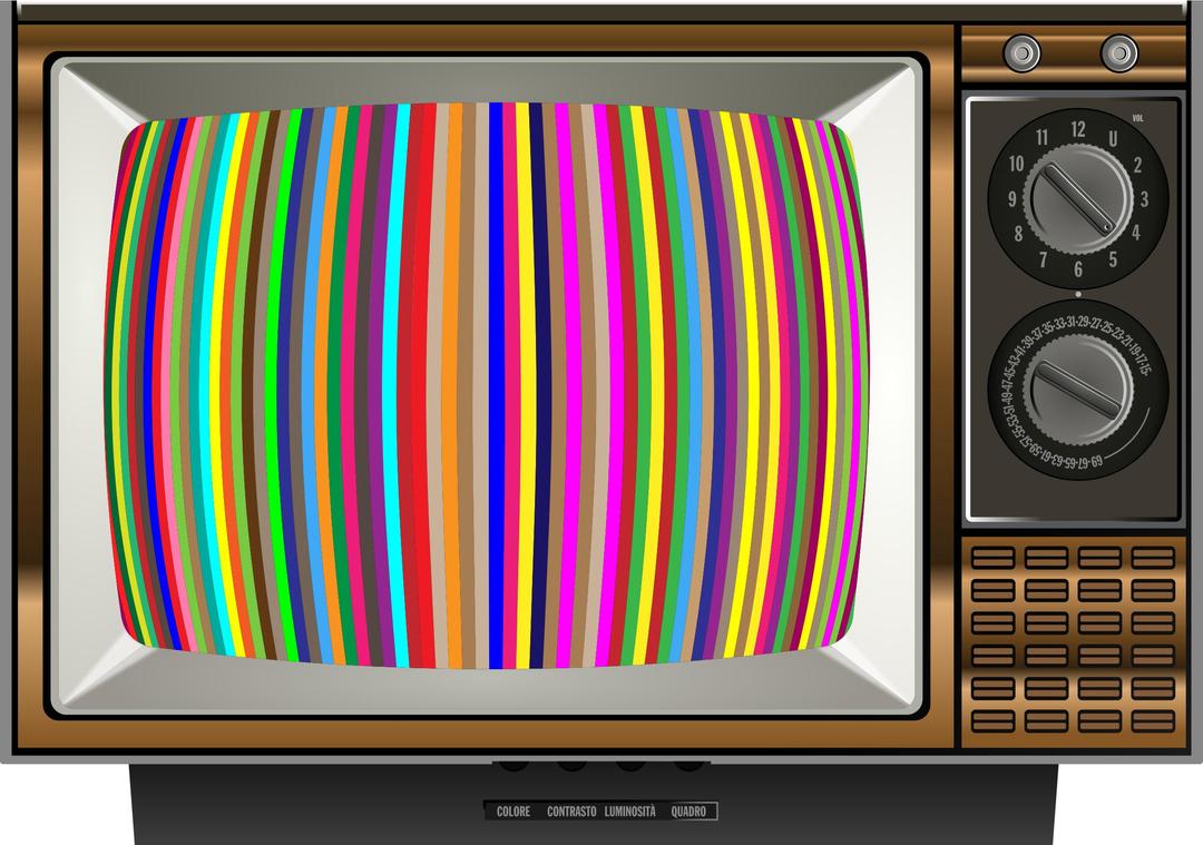Striped Test Pattern Television png transparent