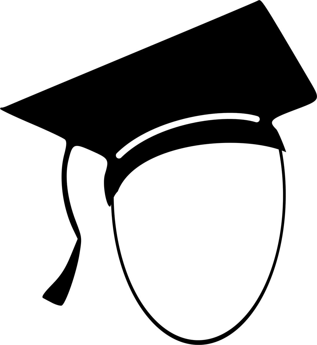Student with  mortarboard png transparent