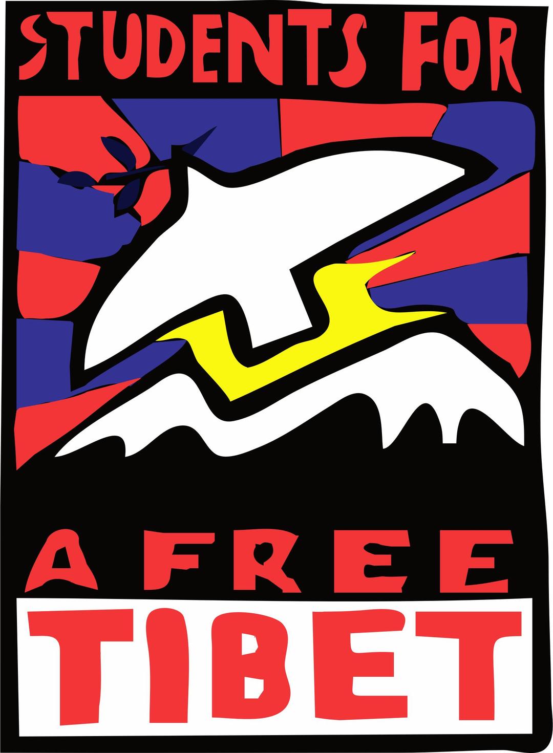 Students for a free Tibet png transparent