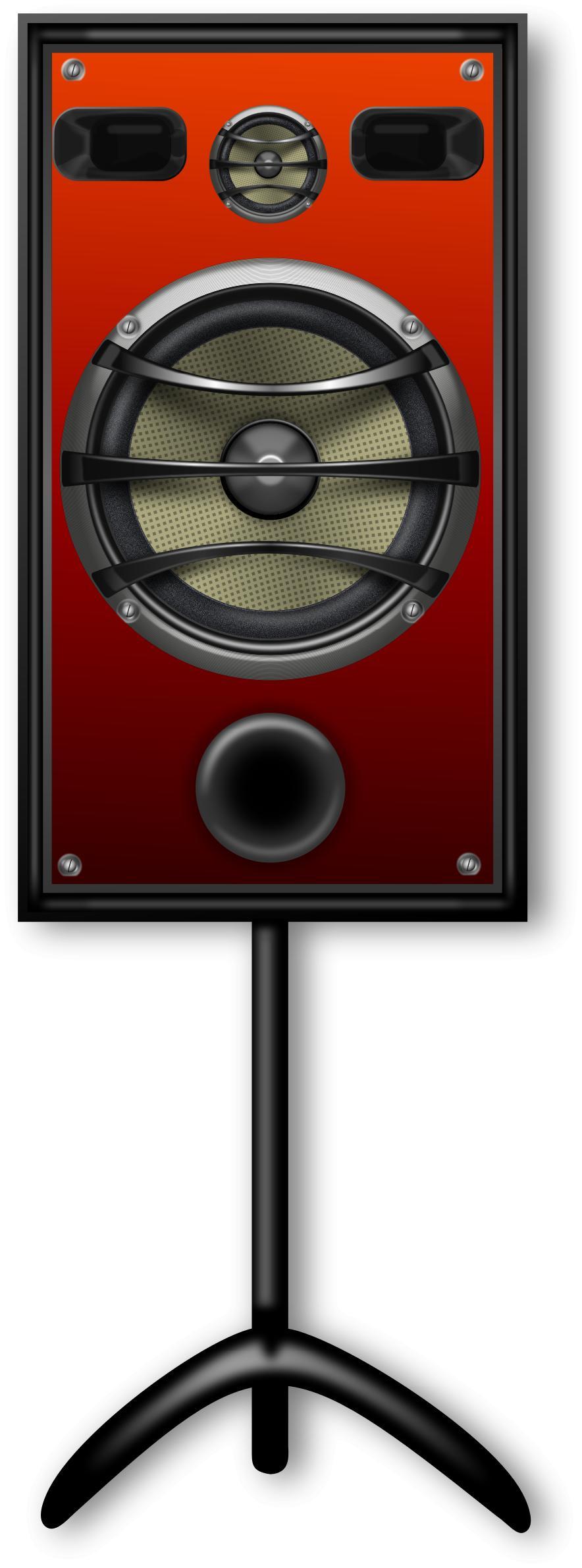 Studio Speaker 2 Orange Grill png transparent