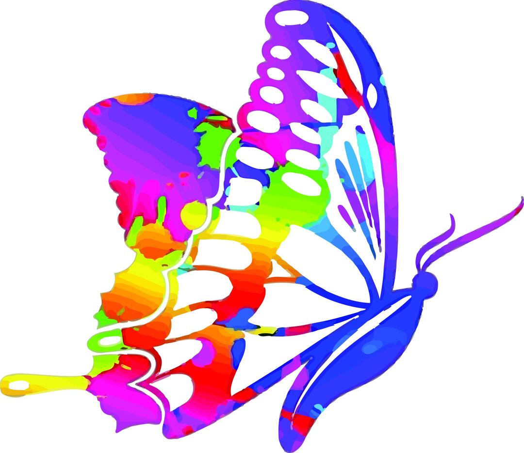 Stylised butterfly png transparent