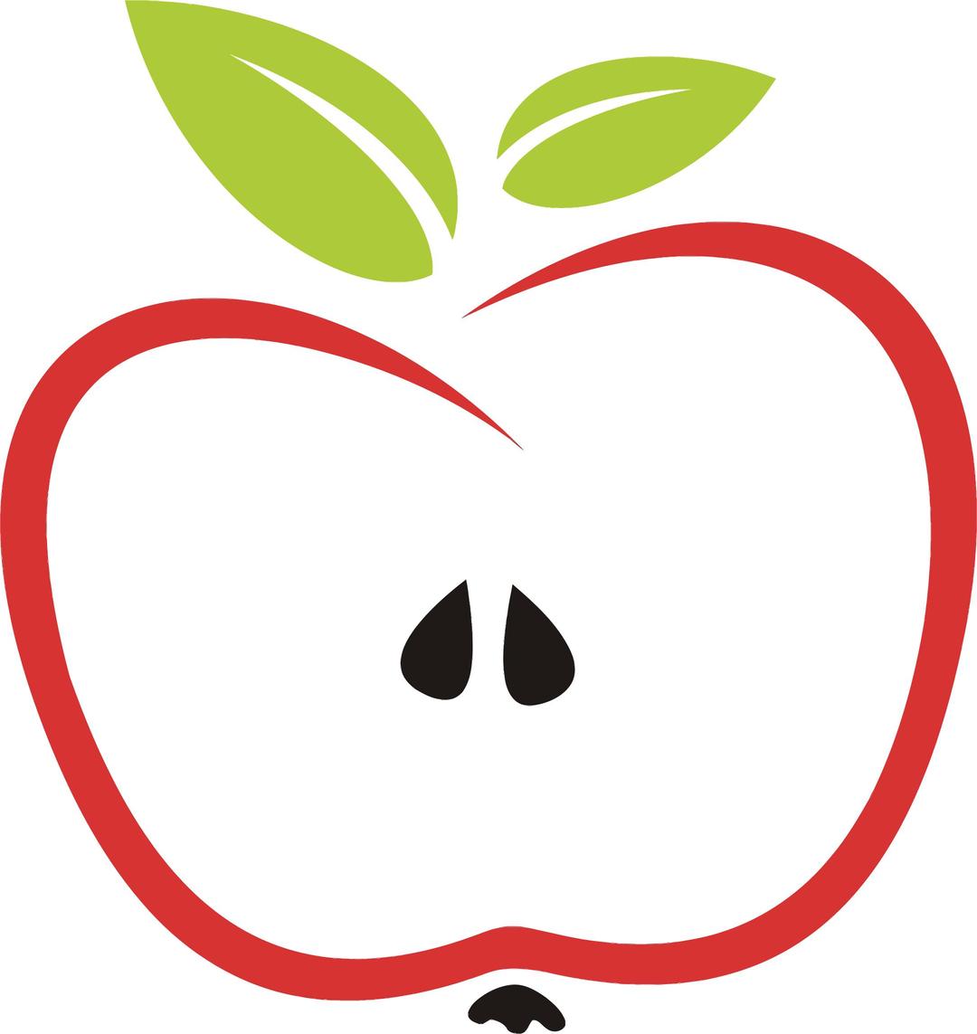 Stylized Apple Leaves png transparent