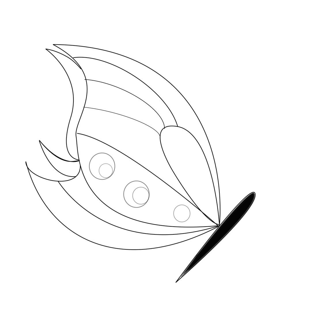 Stylized Butterfly png transparent