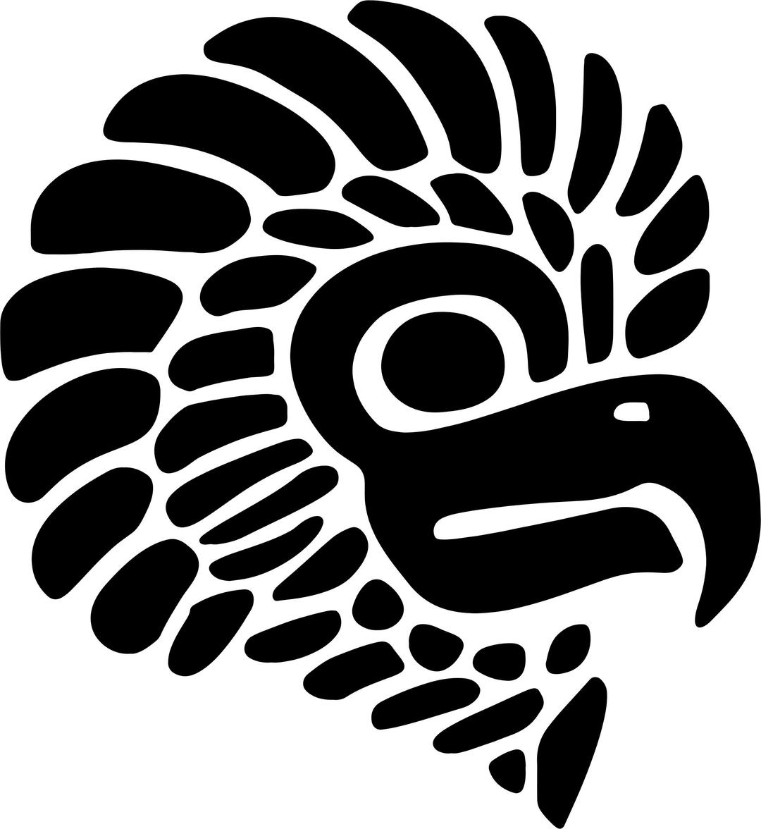 Stylized Mexican Eagle Silhouette png transparent