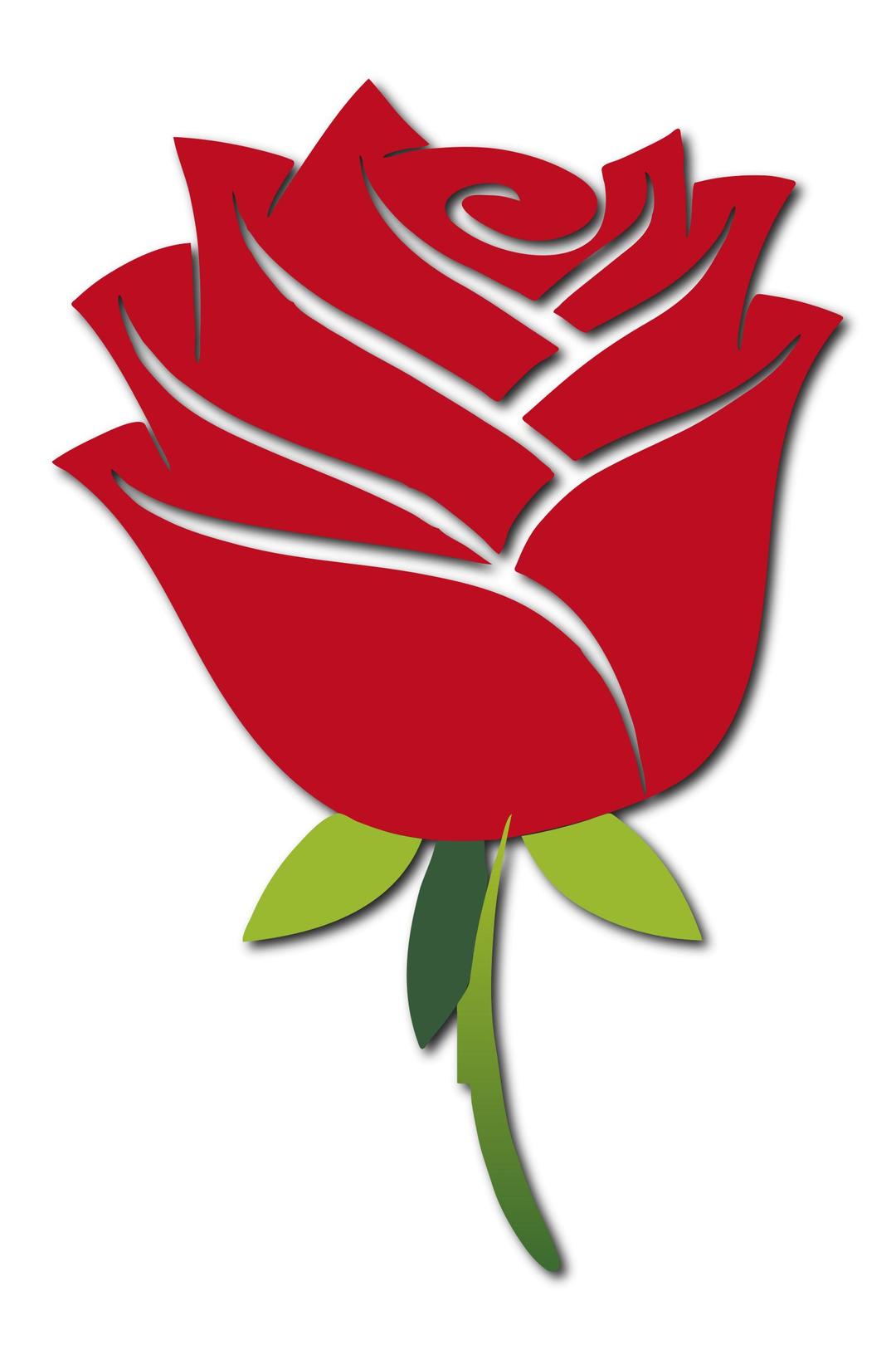 Stylized Rose png transparent