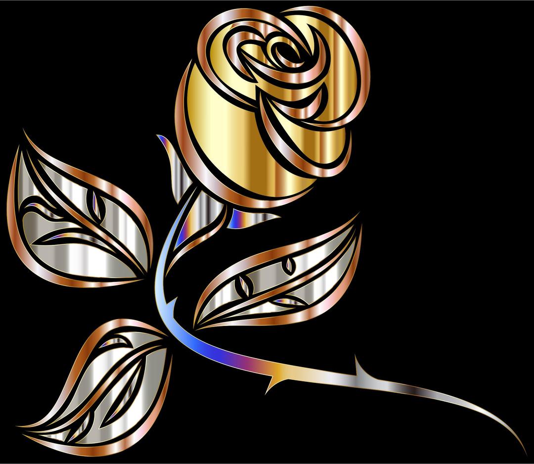 Stylized Rose Extended 2 png transparent