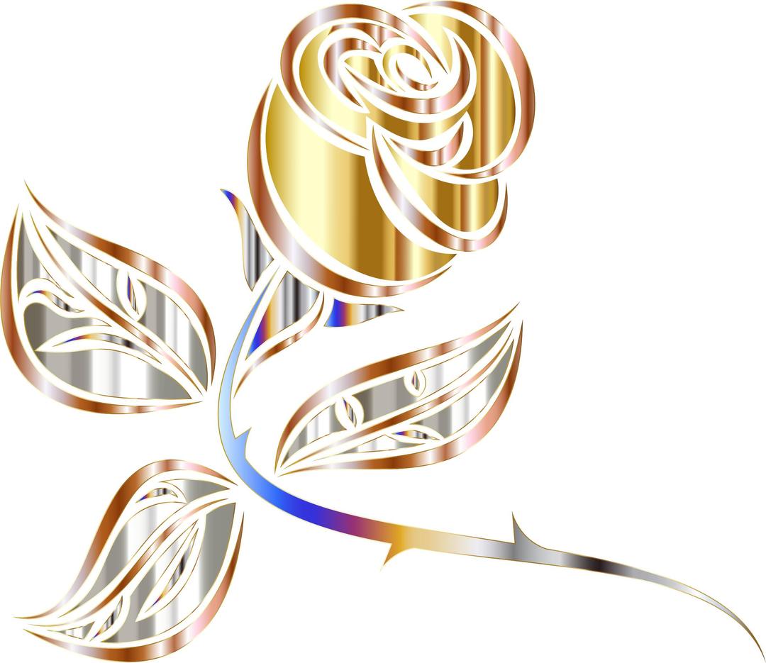 Stylized Rose Extended 2 Minus Background png transparent