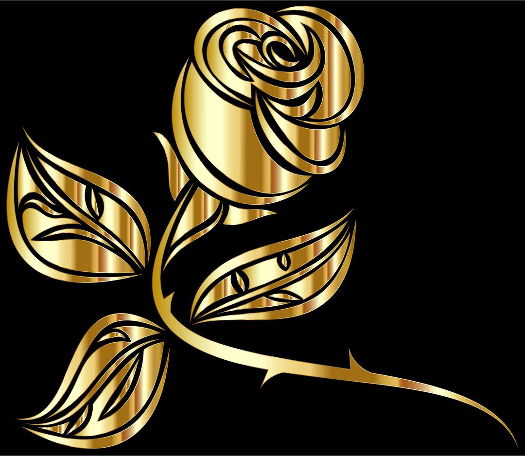 Stylized Rose Extended 3 png transparent