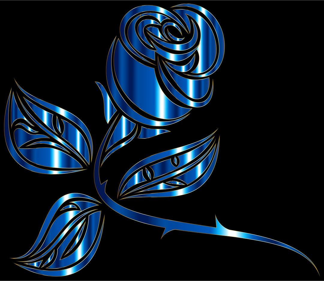 Stylized Rose Extended 5 png transparent