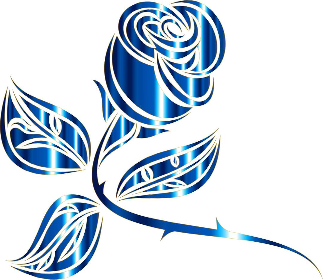 Stylized Rose Extended 5 Minus Background png transparent