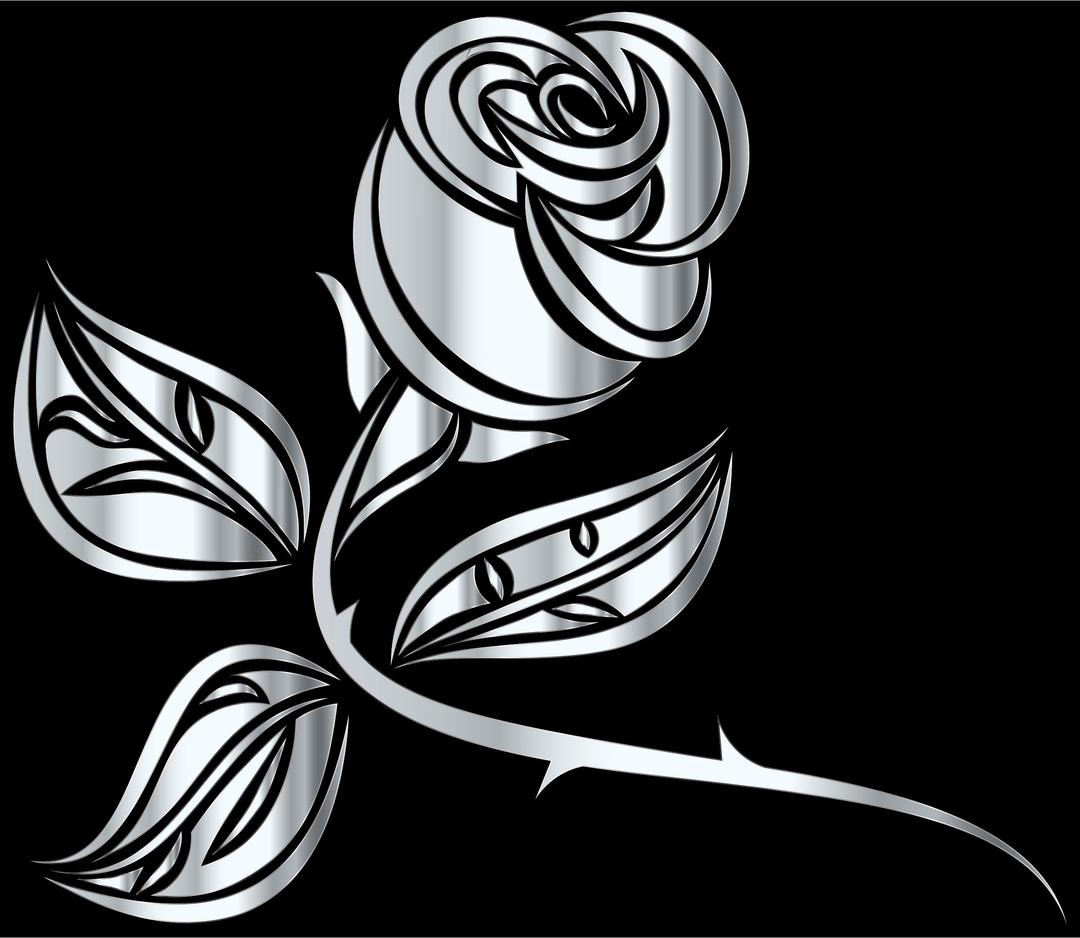 Stylized Rose Extended 7 png transparent