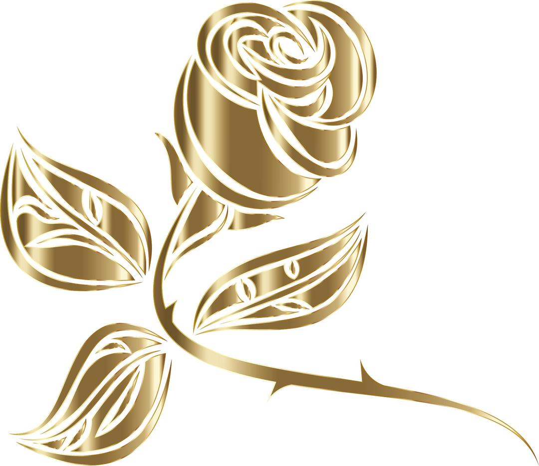 Stylized Rose Extended 9 Minus Background png transparent