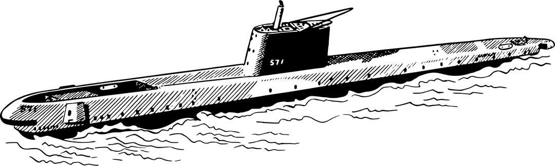 Submarine png transparent