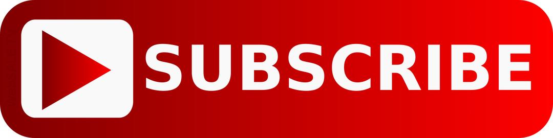Subscribe Youtube Large Button png transparent
