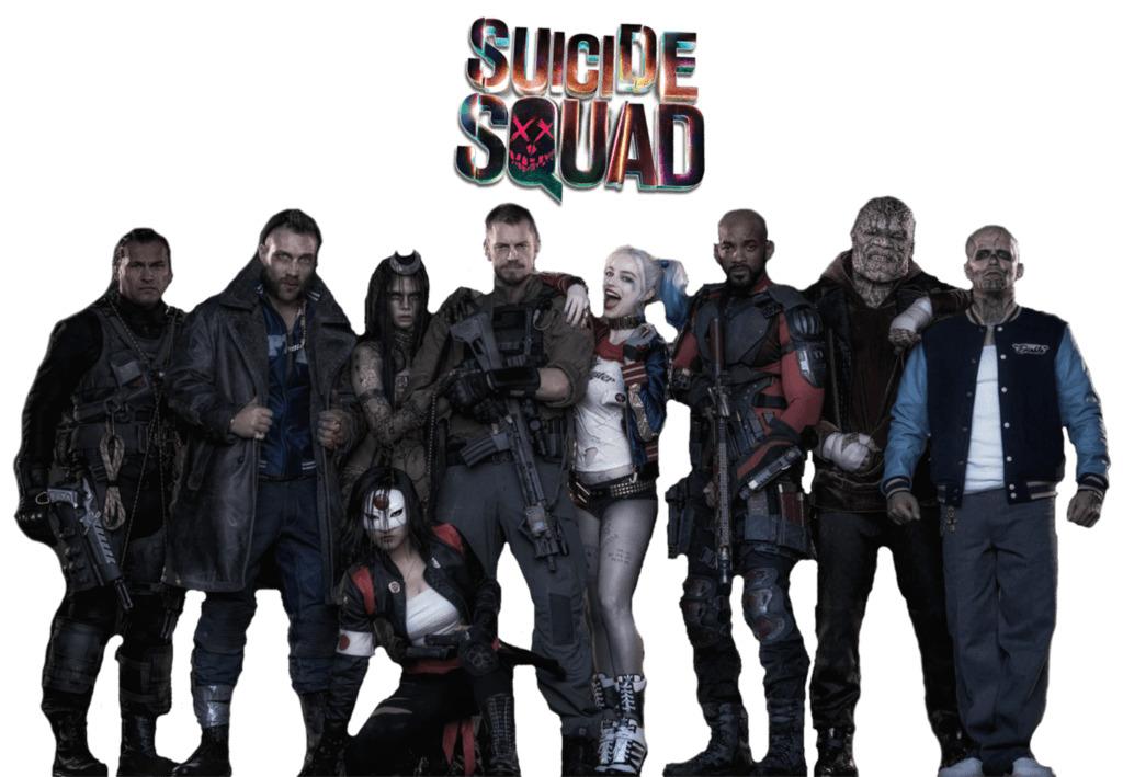 Suicide Squad Group png transparent