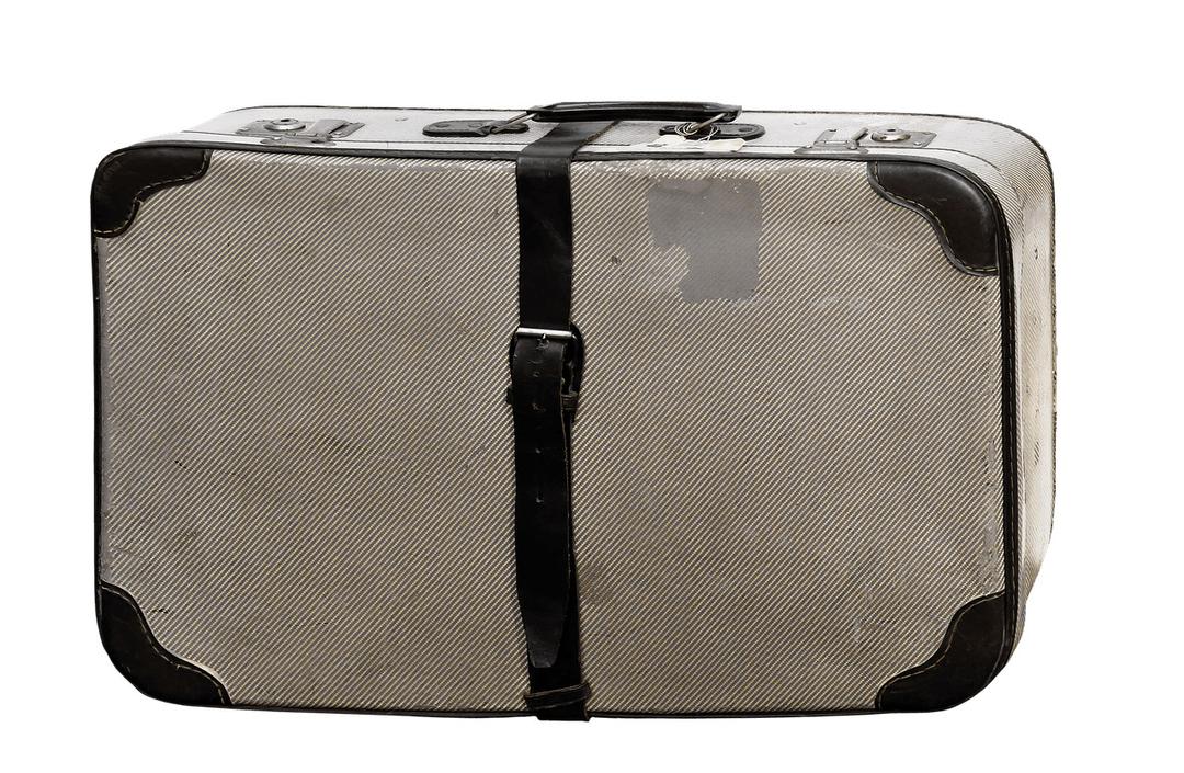 Suitcase White Canvas png transparent