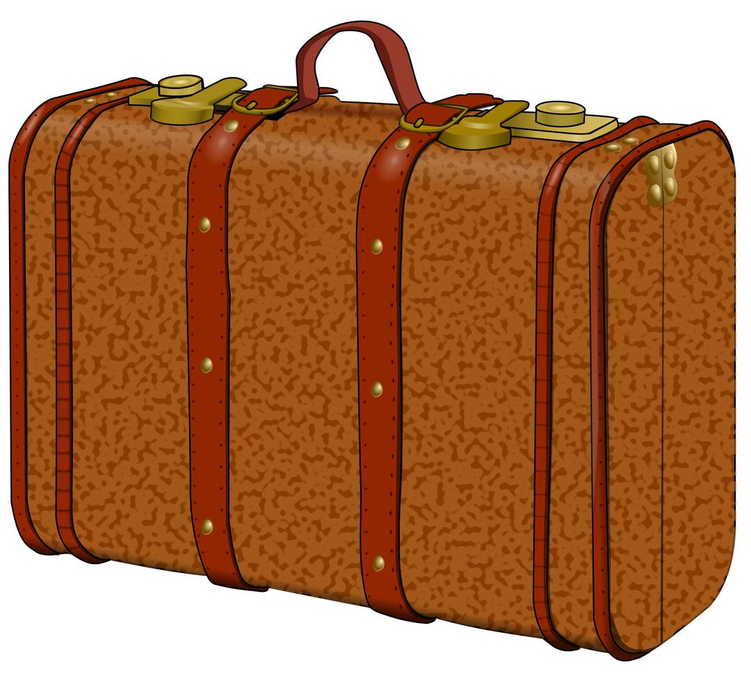 suitcase with stains png transparent
