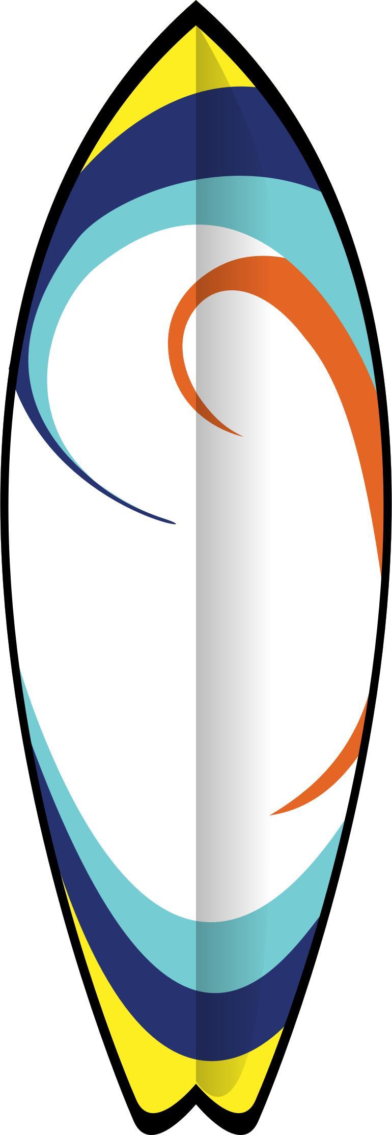 Summer Surfboard png transparent