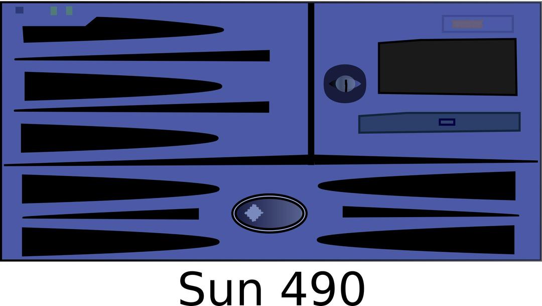 Sun Fire v490 png transparent
