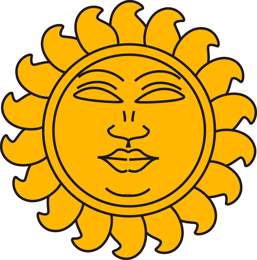 Sun symbol png transparent