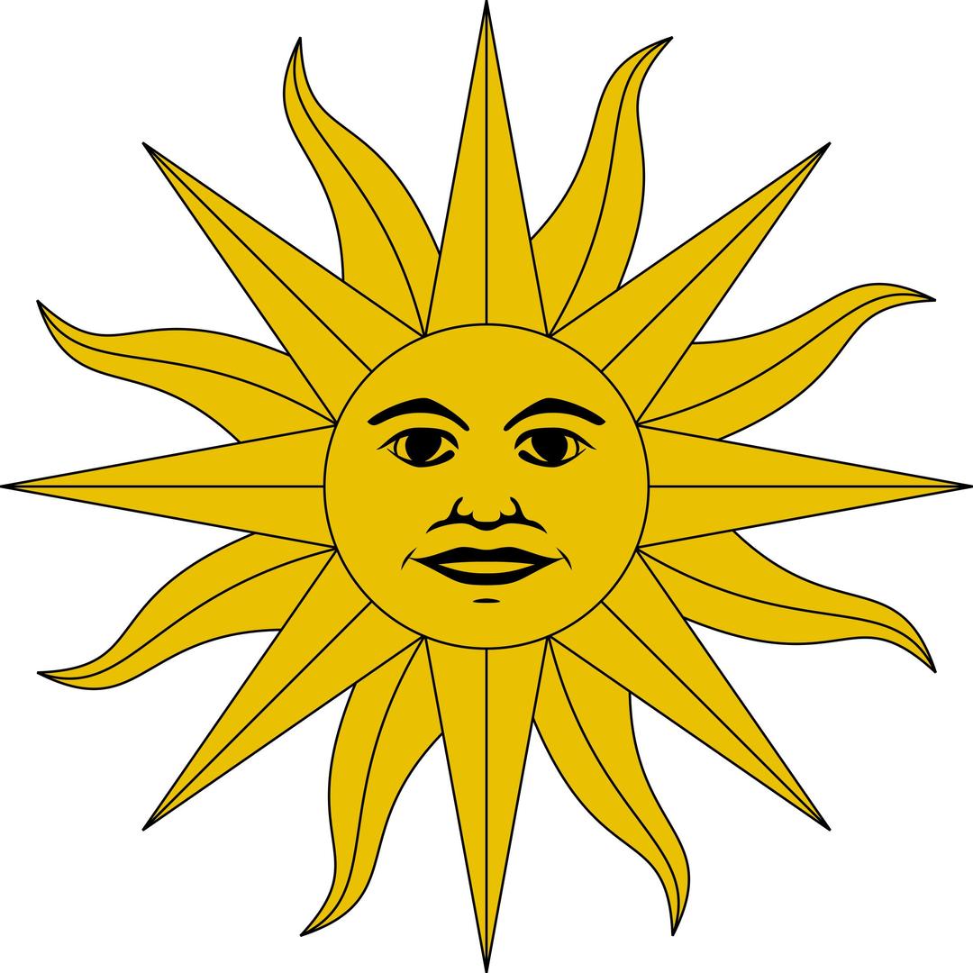 Sun symbol 2 png transparent