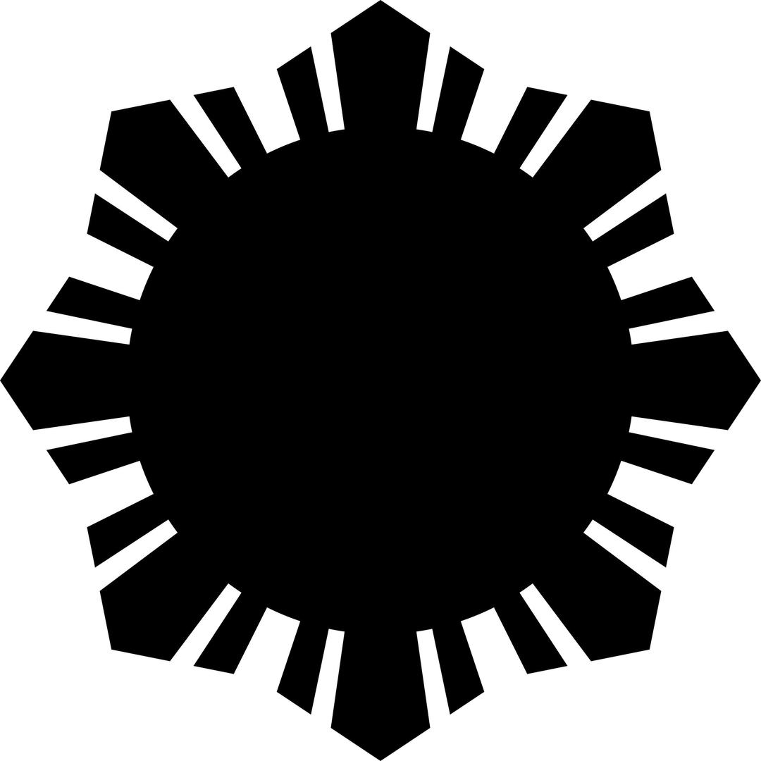 Sun Symbol Small Black png transparent
