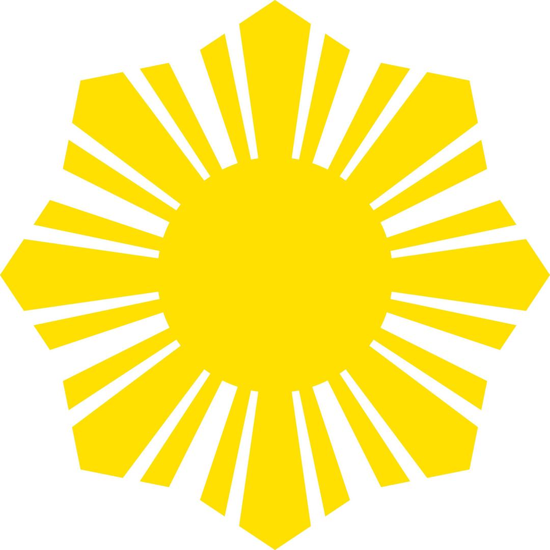 Sun Symbol Yellow png transparent
