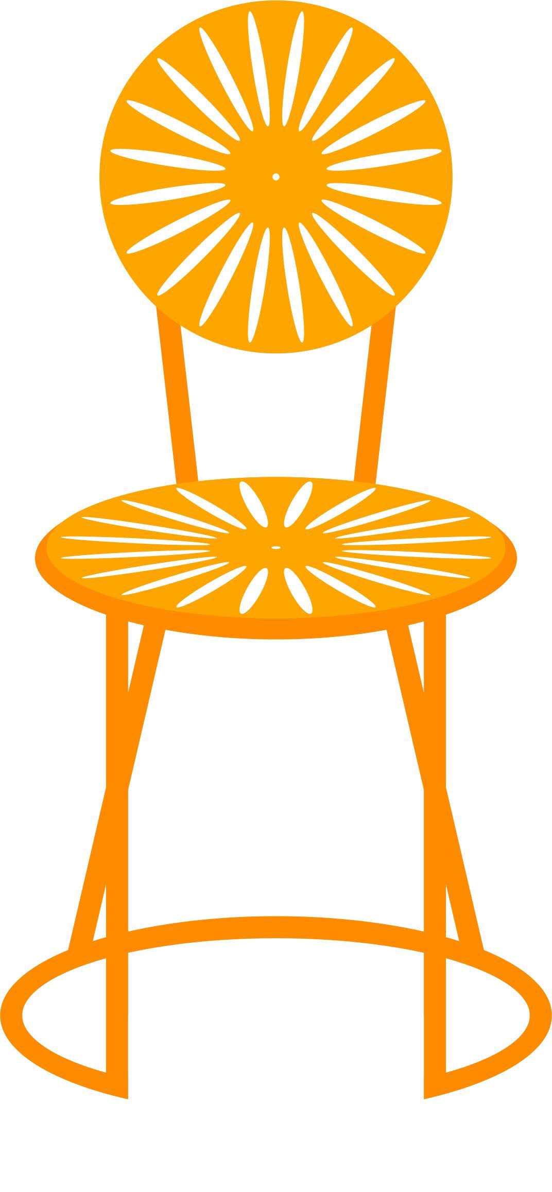 Sunburst Chair png transparent