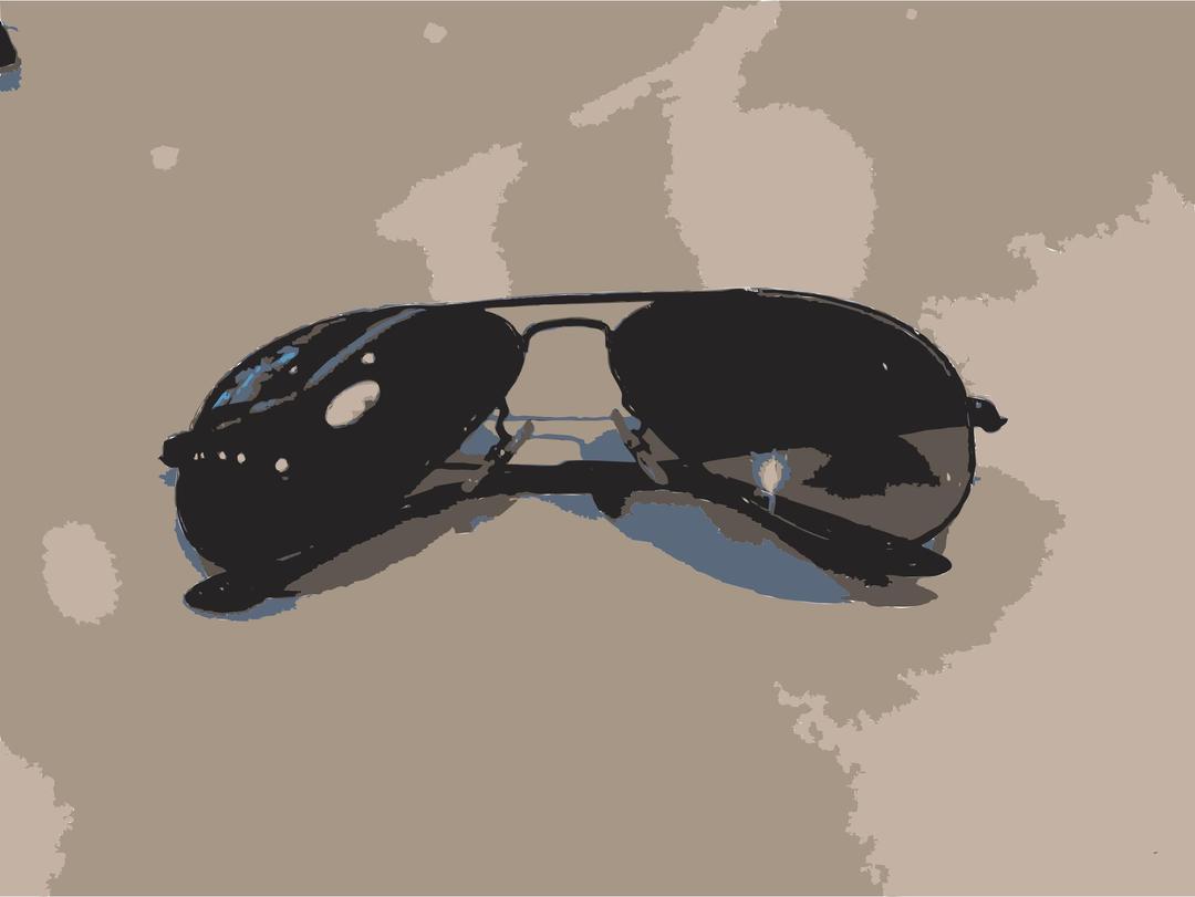 Sunglasses from another angle png transparent