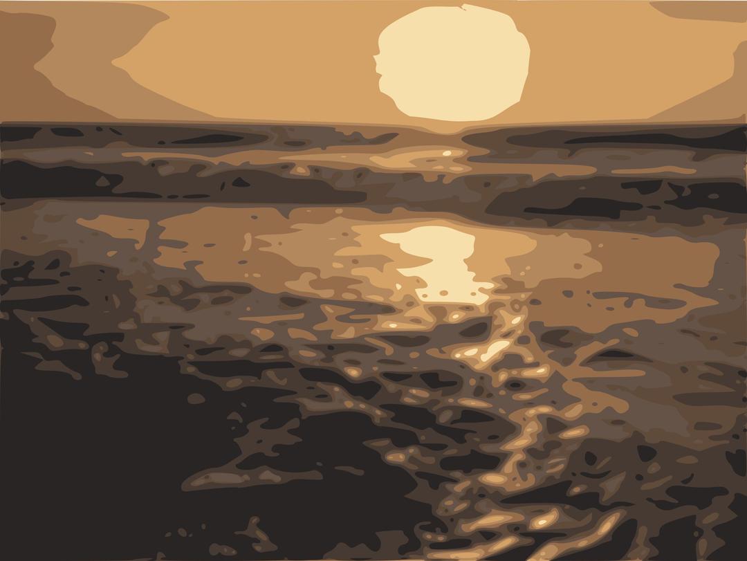 sunset-cherai-beach png transparent