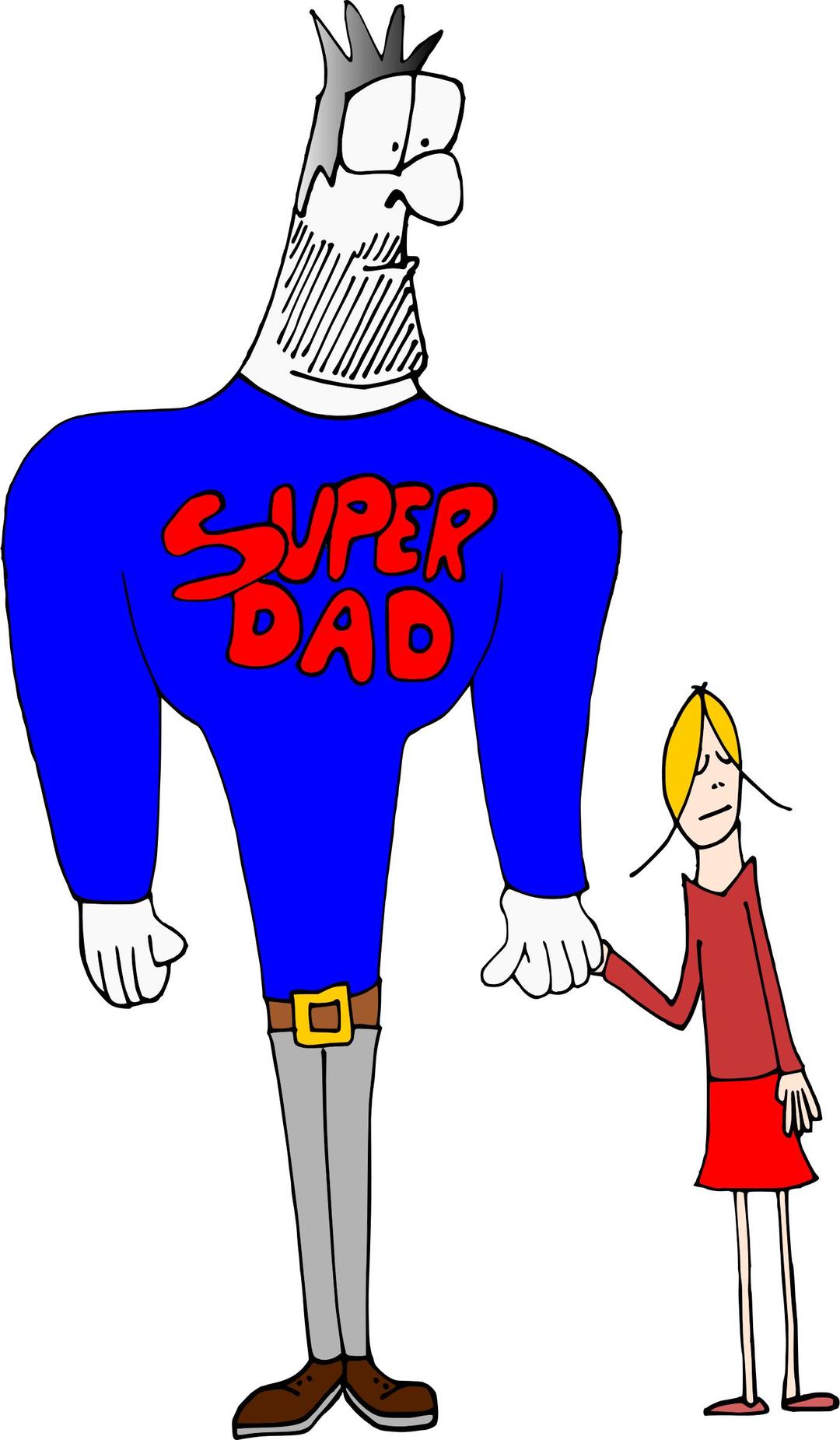 Super Dad Day png transparent