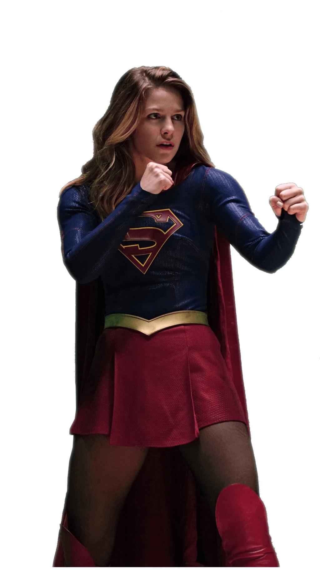 Supergirl Fighting png transparent